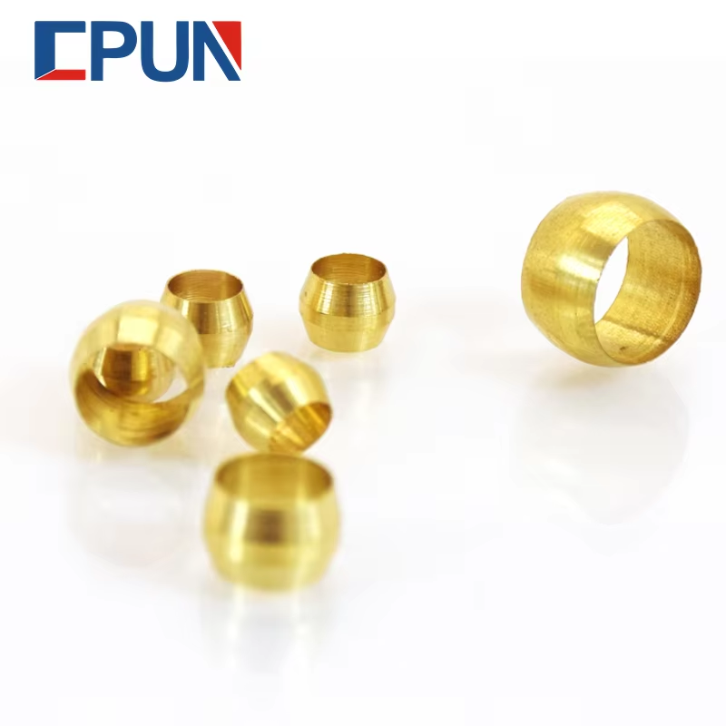 Compression Fitting Brass - Virole Double conique en laiton, 10