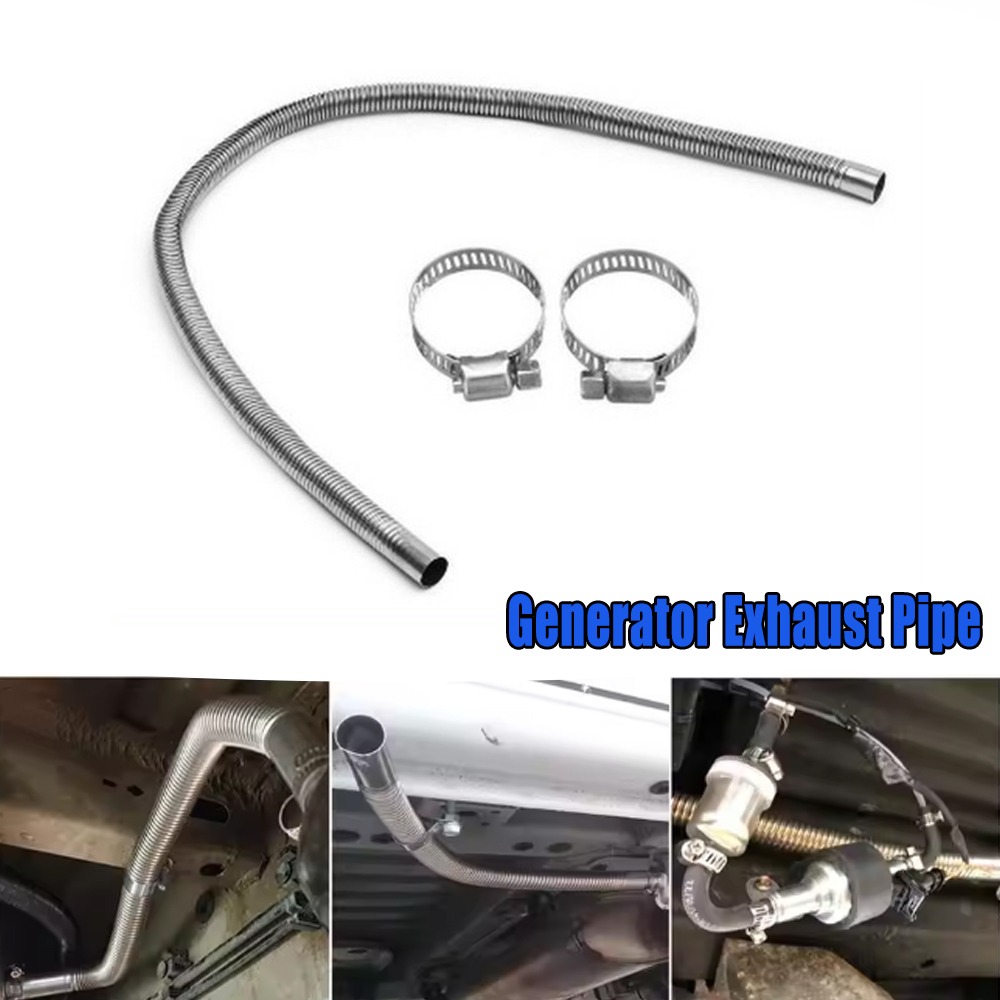 Flexible Hose Braided - Tuyau d'échappement pour générateur, tuyaux d'échappement