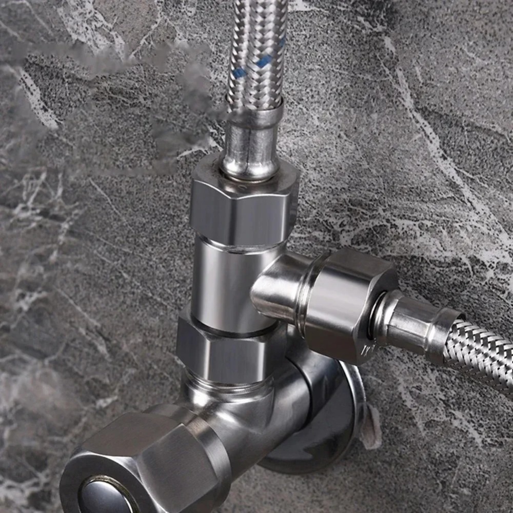 Shower Valve Cartridge - Adaptateur en T en acier inoxydable