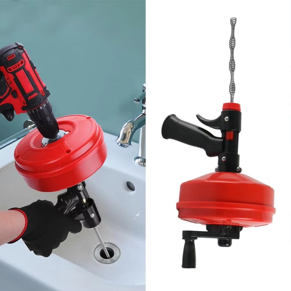 Drain Snake Flexible - Déboucheur de canalisation professionnel flexible manuel/électrique