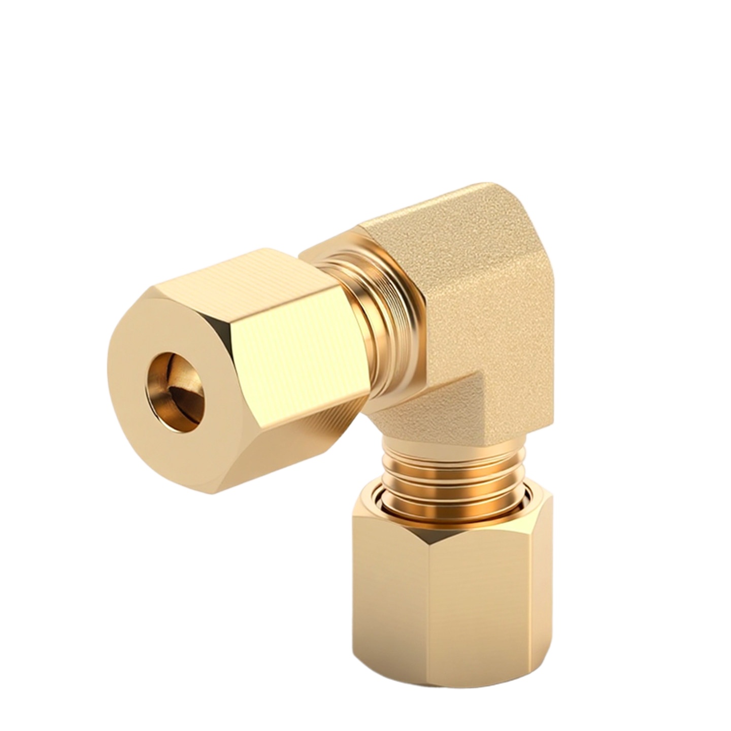 Compression Fitting Brass - Raccord coudé à compression en laiton