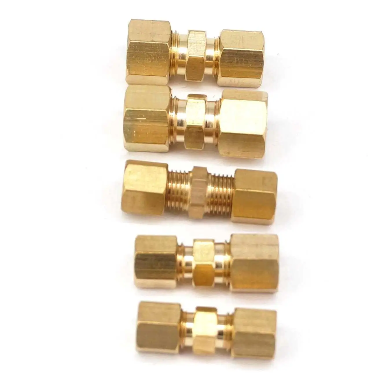 Compression Fitting Brass - Connecteur de tuyau en laiton droit