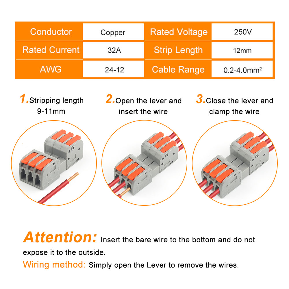 Mini connecteur de fil rapide  - Push Fit Connector avis et prix