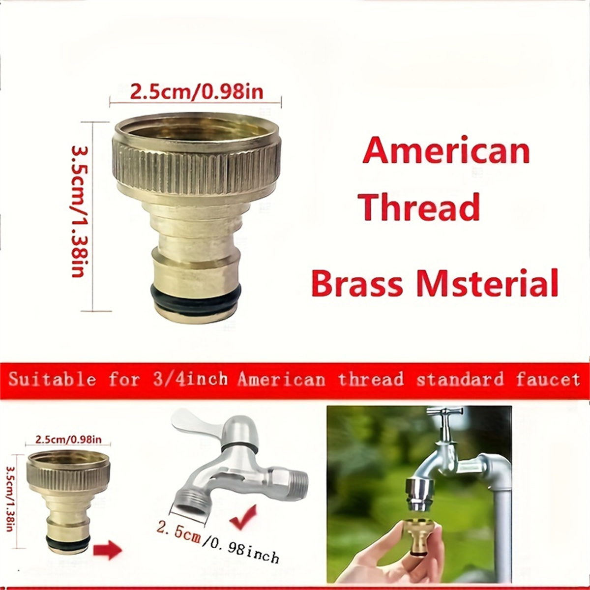 Raccords de tuyau d'arrosage f - Compression Fitting Brass avis et prix