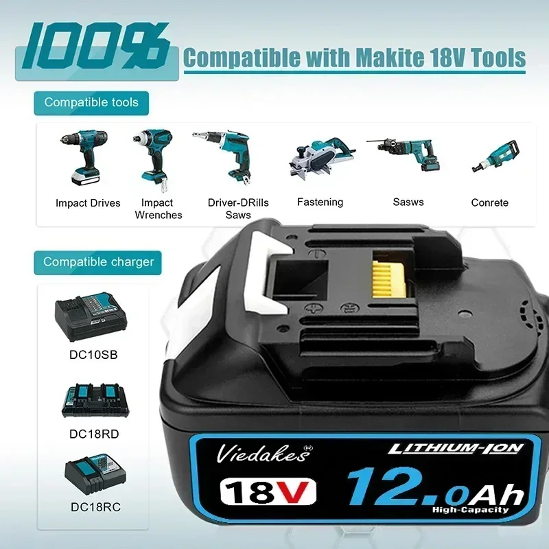 Pour batterie Makita 18V 12.0A - Makita Drill Ddf484 avis et prix