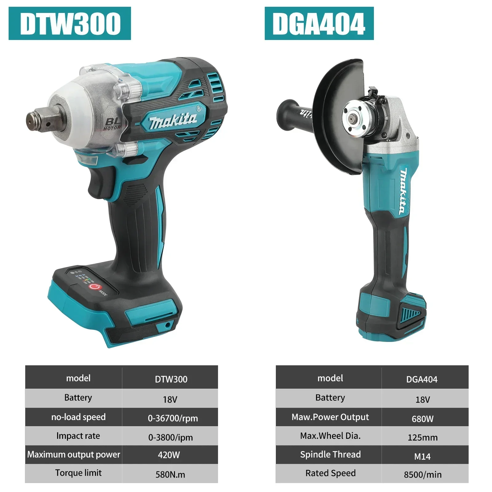 Makita DTW300 DGA404 Combo d'o - Makita Drill Dtw300 avis et prix