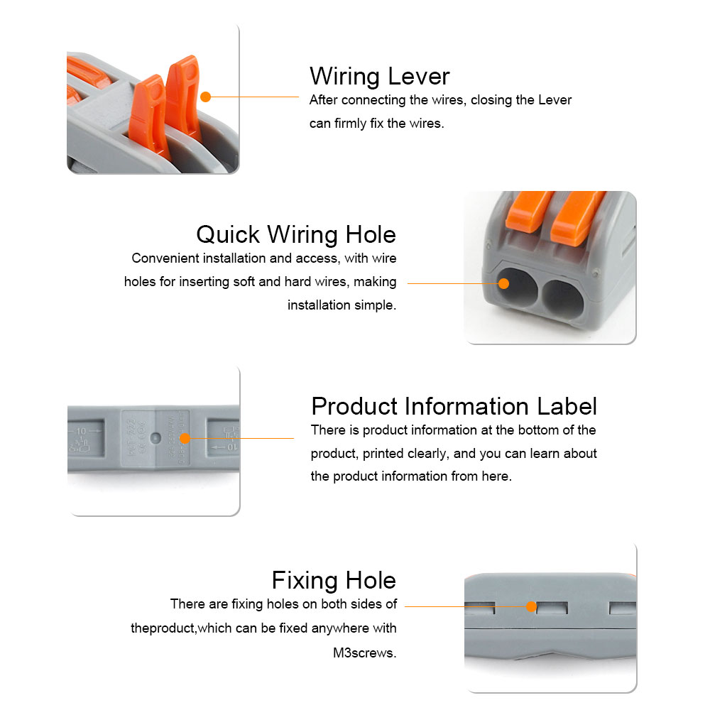 DIY GO 22 connecteurs de câble - Push Fit Connector avis et prix